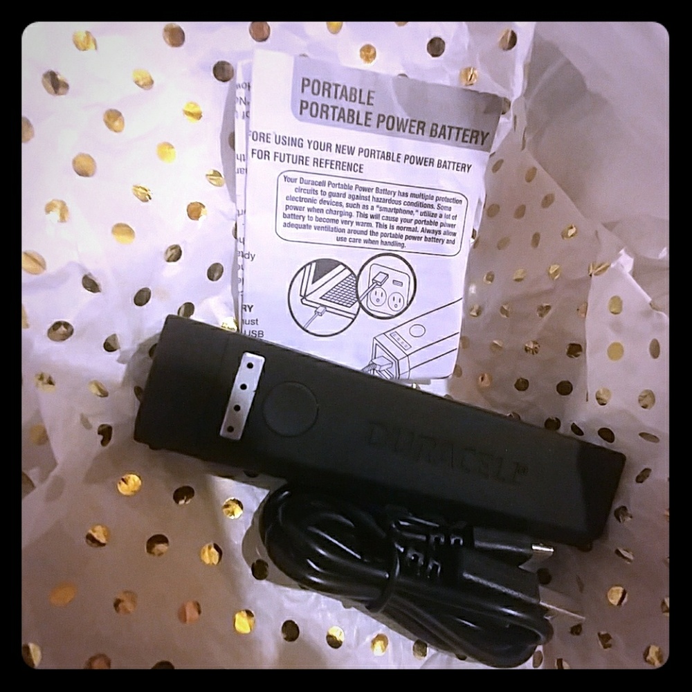 Brand New. Duracell power bank portable charger